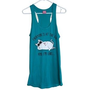 3/$25 🍄 Jenni by Jennifer Moore Cat Racerback Nightgown Size xs